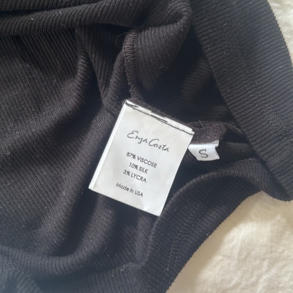Enza Costa Black Top- size small - Picture 3 of 3